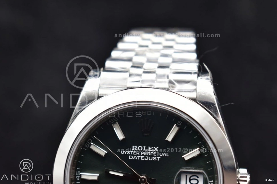 Snug Jubilee 126300 VSF VS Bracelet Dial 1:1 587 Edition SS On 904L 41 Green DateJust Best 0730